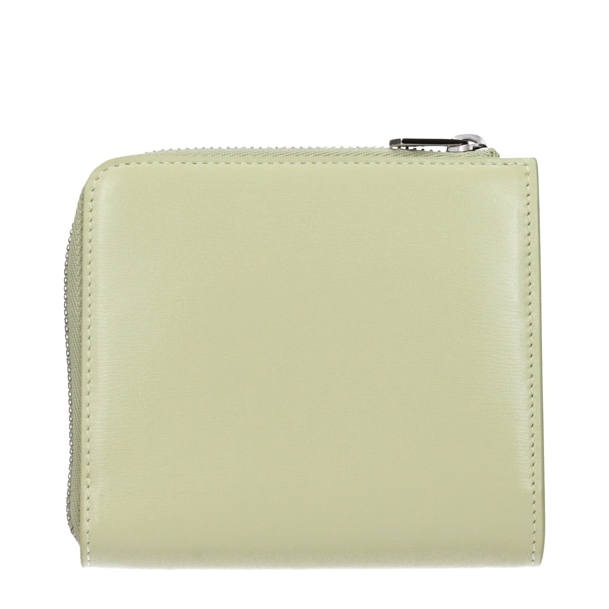 Jil Sander Green Leather Wallet
