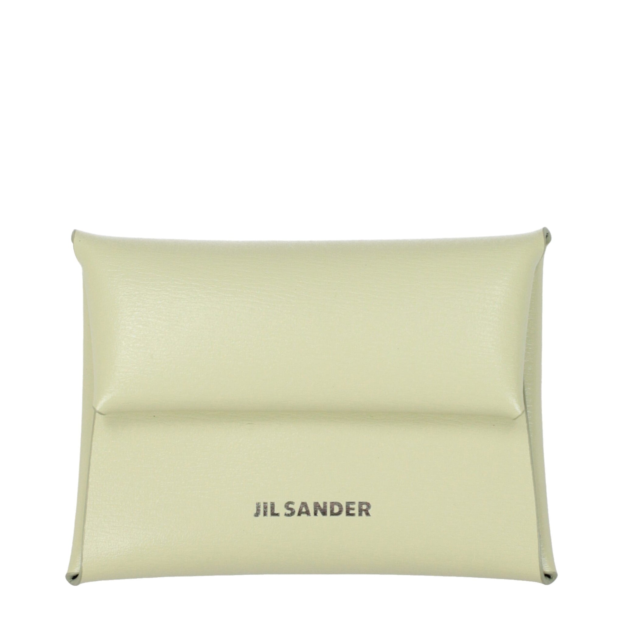 Jil Sander Green Leather Wallet
