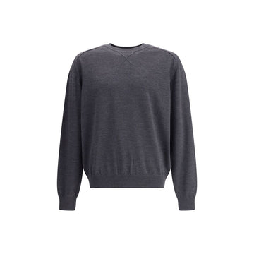 Jacquemus Gray Merino Wool Sweatshirt