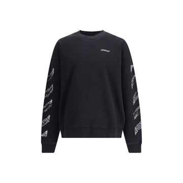 Off-White Black Cotton Sweatshirt