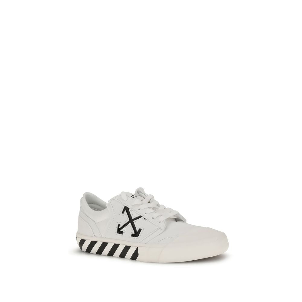 Off-White White Calf Leather Bos Taurus Low Top Sneakers