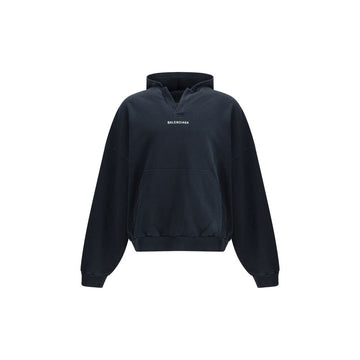 Balenciaga Black Cotton Sweatshirt