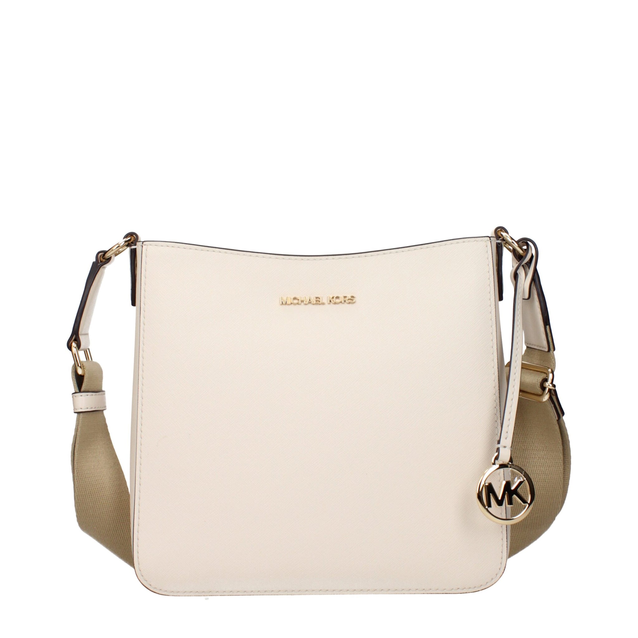 Michael Kors Beige Leather Shoulder Bag