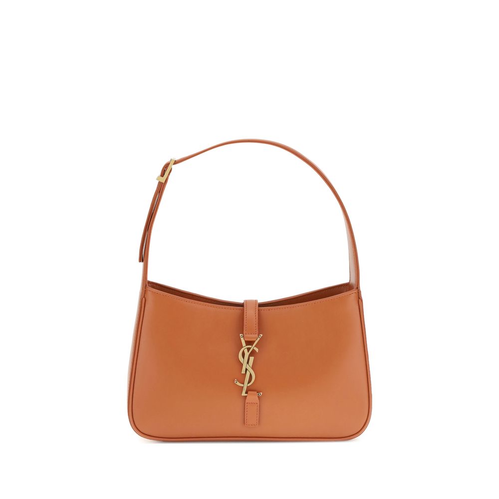 Saint Laurent Orange Calf Leather Bos Taurus Shoulder Bag