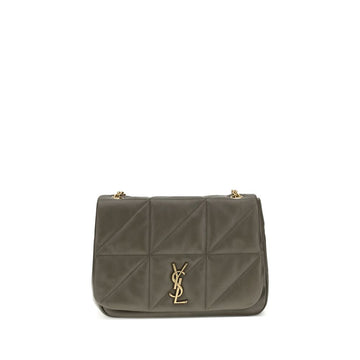 Saint Laurent Green Calf Leather Bos Taurus Shoulder Bag