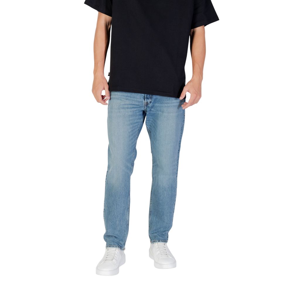 Jack Jones Blue Cotton Skinny Jean