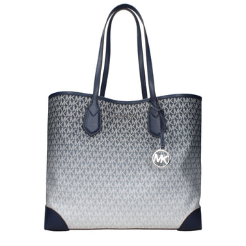 Michael Kors Blue Fabric Shoulder Bag