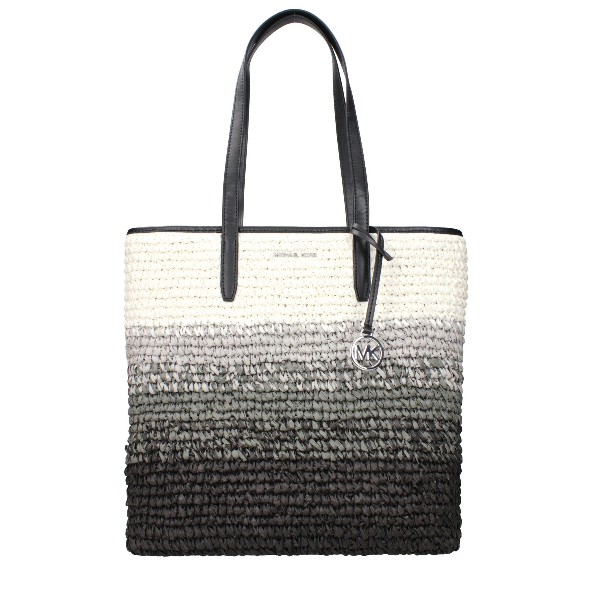 Michael Kors Black Raffia Shoulder Bag