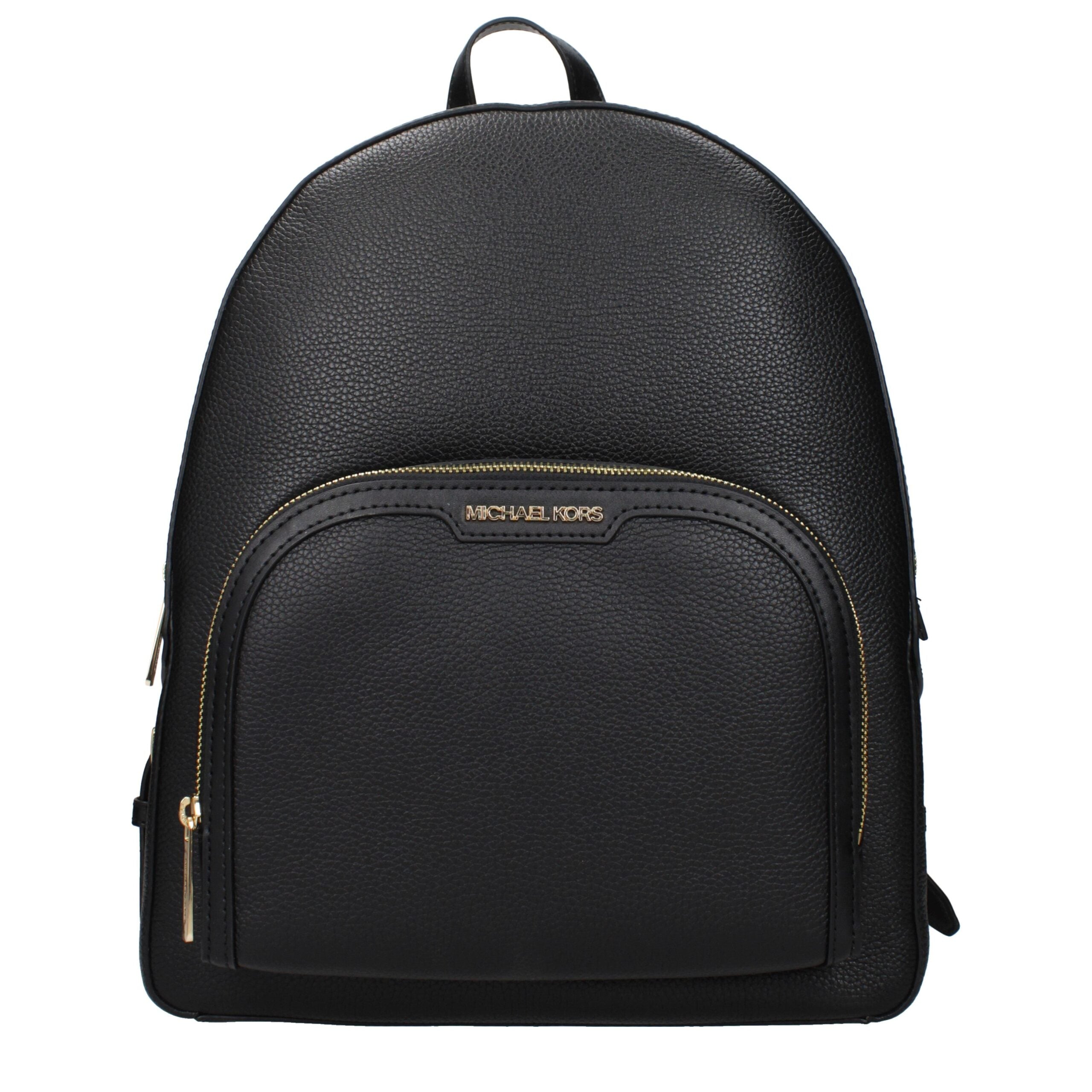 Michael Kors Black Leather Backpack