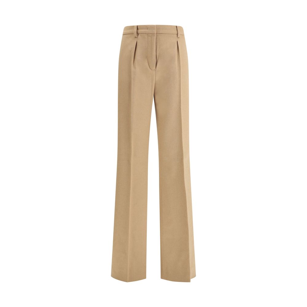 Max Mara Beige Camel Hair  Casual Pants