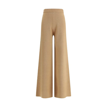 Max Mara Beige Wool Casual Pants