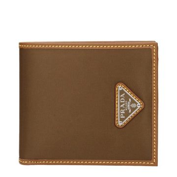 Prada Brown Fabric Wallet