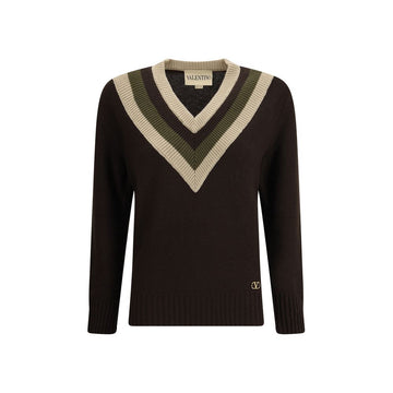 Valentino Beige Fleece Wool Sweatshirt