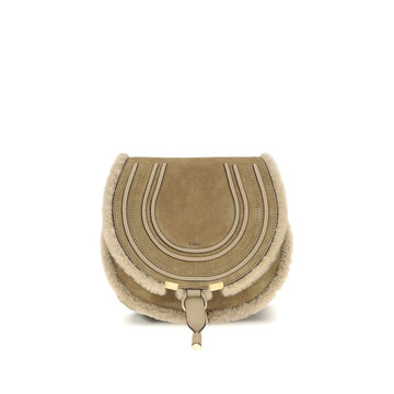 Chloé Beige Calf Leather Bos Taurus Shoulder Bag