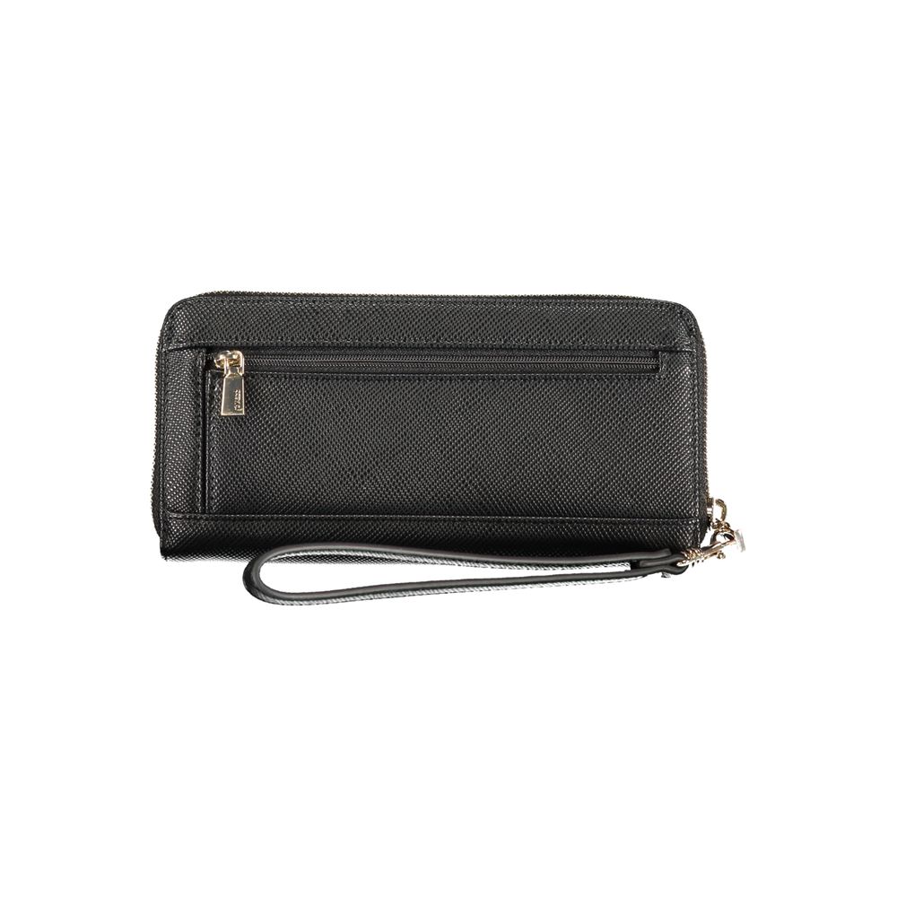 Guess Jeans Black Polyethylene Wallet