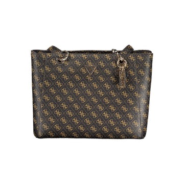 Guess Jeans Brown Polyethylene Handbag