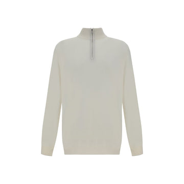 Brunello Cucinelli White Cashmere Cashmere Sweater