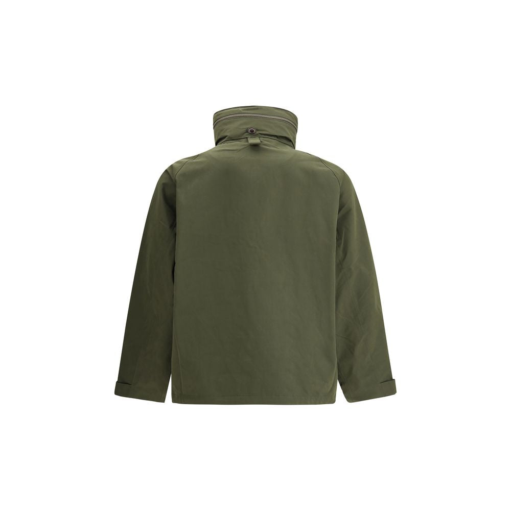 Barbour Green Polyester Shell Jacket