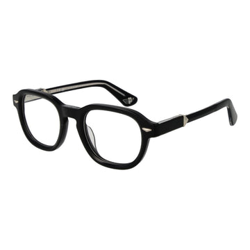 Police Black Cellulose Acetate Glasses (Frames)