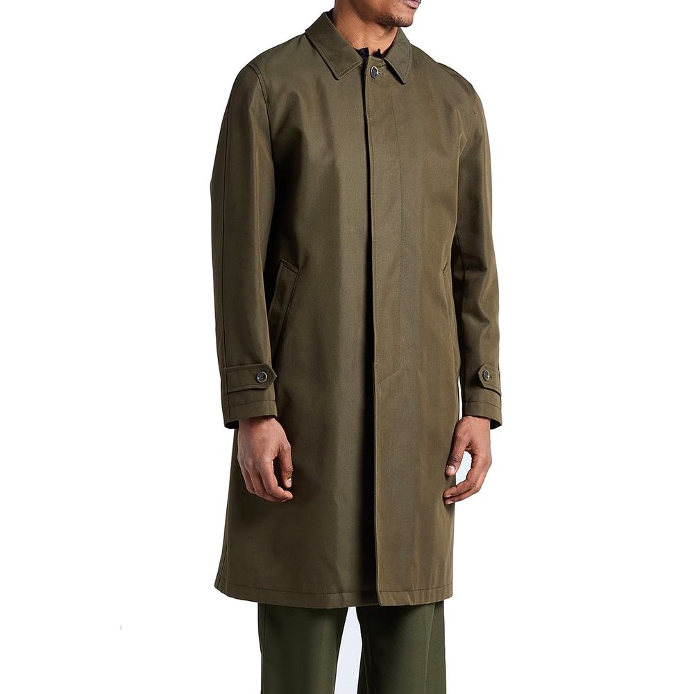 Herno Green Cotton Coat