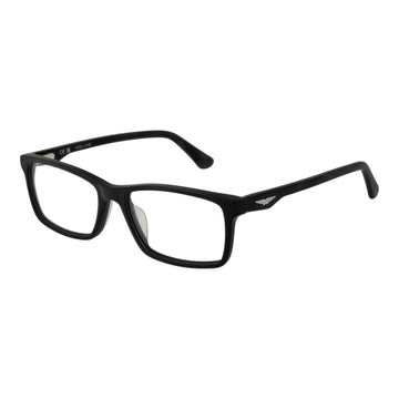 Police Black Cellulose Acetate Glasses (Frames)