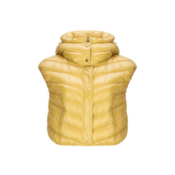 Herno Yellow Polyamide Sleveless Jacket