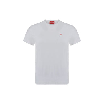 Diesel White Cotton T-Shirt