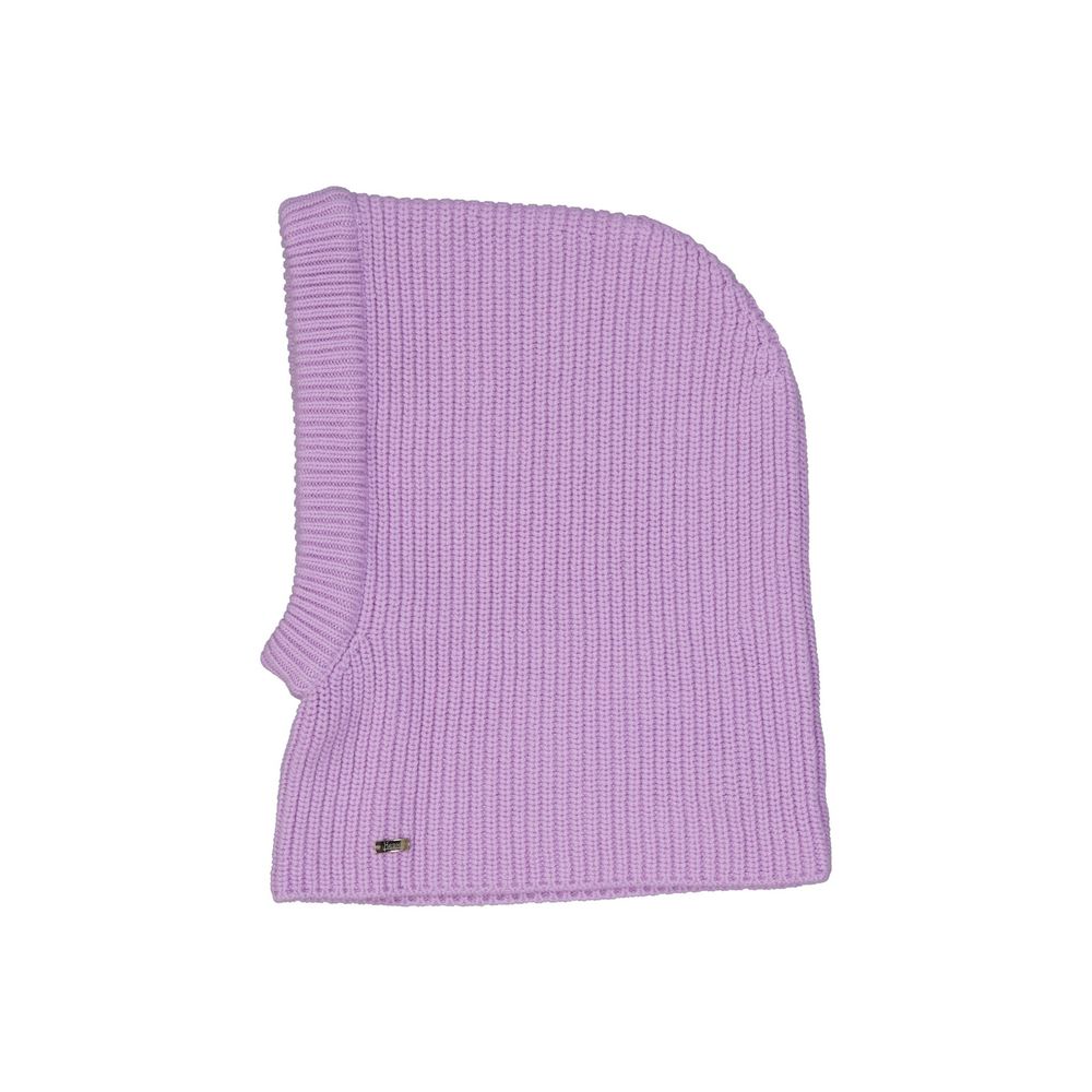 Herno Purple Wool Hat