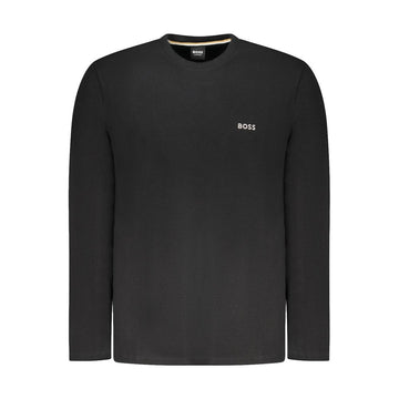 Hugo Boss Black Cotton Men Sweater