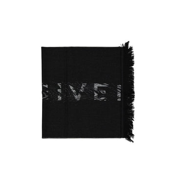 Givenchy Black Virgin Wool Scarf