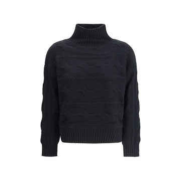Max Mara Black Wool Sweatshirt