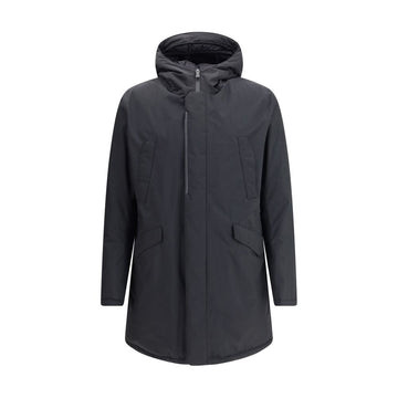Herno Black Polyester Parka
