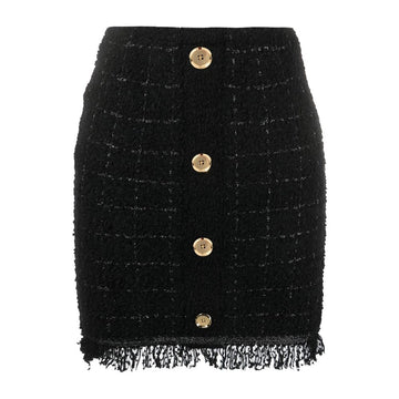 PINKO Black Polyester Skirt