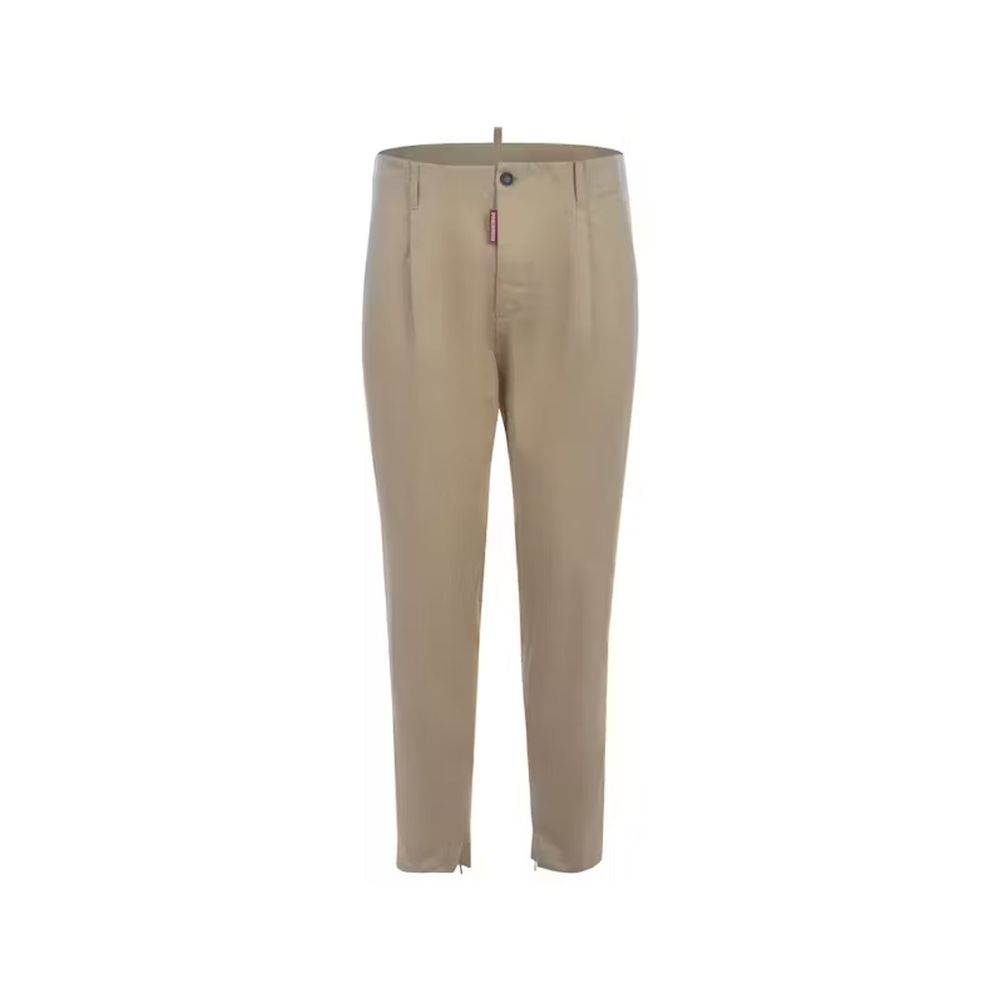 Dsquared² Beige Cotton Chino Pants
