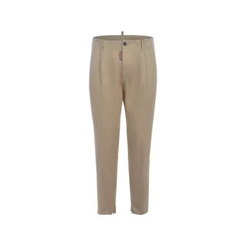 Dsquared² Beige Cotton Chino Pants