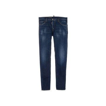 Dsquared² Blue Cotton Slim Fit Jeans