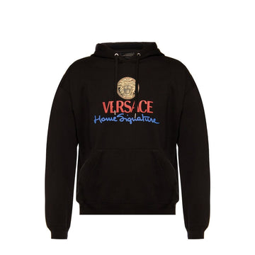 Versace Black Cotton Sweatshirt