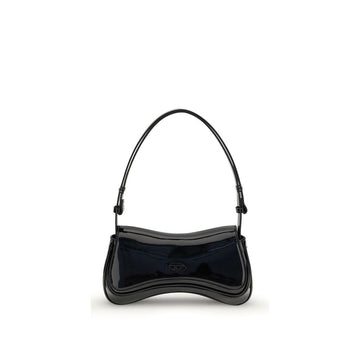 Diesel Black Polyethylene Clutch Bag