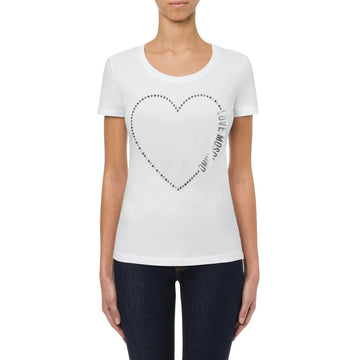 Moschino White Cotton Top