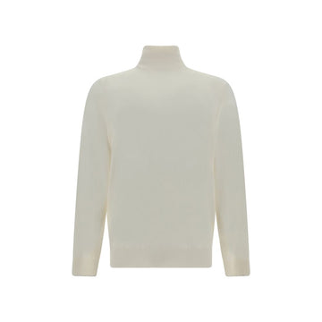 Brunello Cucinelli White Cashmere Cashmere Sweater