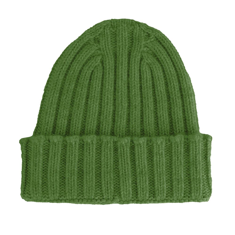Made in Italy Green Cashmere Hat