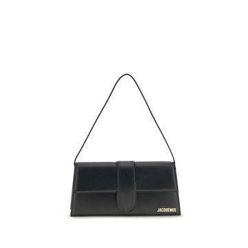 Jacquemus Black Calf Leather Bos Taurus Shoulder Bag