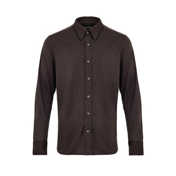 Tom Ford Brown Silk Shirt