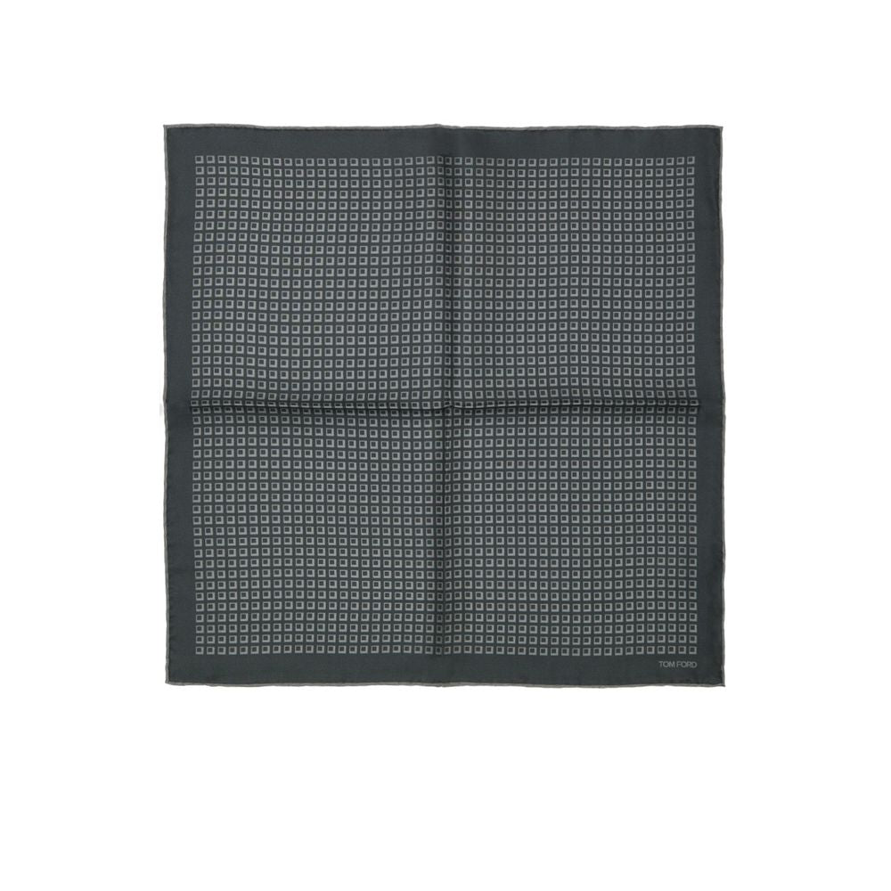 Tom Ford Green Silk Clutch Bag