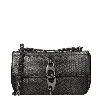 Tom Ford Gray Skin Shoulder Bag