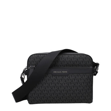 Michael Kors Black Fabric Crossbody Bag