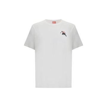 Diesel White Cotton T-Shirt