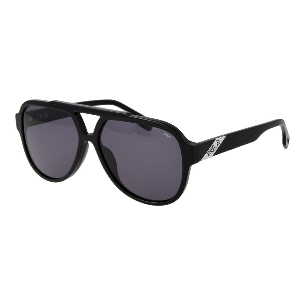 Fila Black Cellulose Acetate Sunglasses
