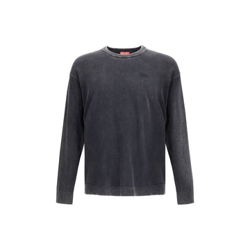 Diesel Gray Cotton Sweatshirt