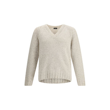 ZEGNA Cream Cashmere Cashmere Sweater